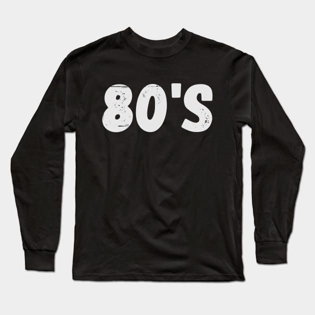 80s - Aesthetic Long Sleeve T-Shirt by Celestial Mystery